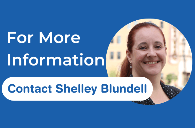 Press to contact for more information. Image of Shelley Bluundell