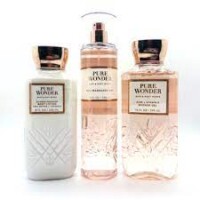 A set of three bottles with different scents
