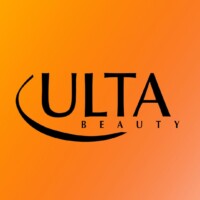 A black and white logo of ulta beauty.