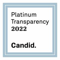 A blue and white square with the words " platinum transparency 2 0 2 2 " in front of it.