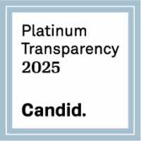 Platinum Transparency 2025 Candid award badge.