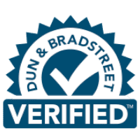 A verified logo for dun & bradstreet.